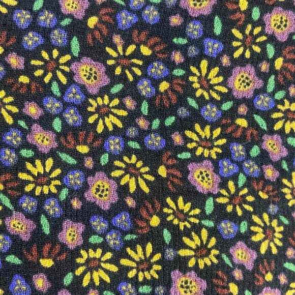 Toad and Co Size L Manzana Long Sleeve Peasant Top Organic Cotton Ditzy Floral - Picture 8 of 9